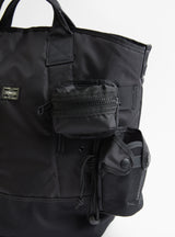 ALL 2Way Bucket Tote With Pouches Black by Porter Yoshida & Co. at Couverture & The Garbstore
Close-up