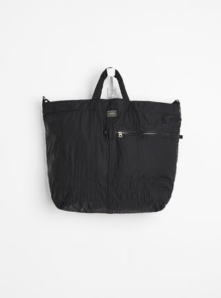 Mile 2-Way Tote Bag Large Black by Porter Yoshida & Co. at Couverture & The Garbstore
Front View