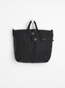 Mile 2-Way Tote Bag Large Black by Porter Yoshida & Co. at Couverture & The Garbstore
Front View