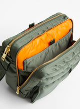 Bio-Nylon TANKER Sling Bag w/ Zip Sage Green by Porter Yoshida & Co. at Couverture & The Garbstore
Close-up