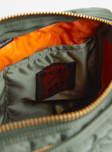 Bio-Nylon TANKER Sling Bag w/ Zip Sage Green by Porter Yoshida & Co. at Couverture & The Garbstore
Close-up3