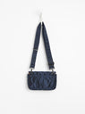 Bio-Nylon TANKER Envelope Bag Navy by Porter Yoshida & Co. at Couverture & The Garbstore
Back View