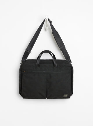 TENSION 2Way Briefcase Black by Porter Yoshida & Co. at Couverture & The Garbstore
Front View