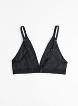 Carrie Soft Cup Bra Black by Elliot Organics at Couverture & The Garbstore
Back View 