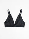 Carrie Soft Cup Bra Black by Elliot Organics at Couverture & The Garbstore
Back View 