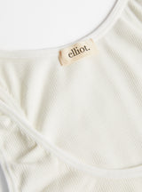 Freya Yoga Bra Natural White by Elliot Organics at Couverture & The Garbstore
Close-up