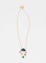 Cloud And Rain Chain Drop Necklace by Grainne Morton at Couverture and The Garbstore Main