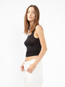 Tank Top Black by Baserange at Couverture & The Garbstore
Model Side View