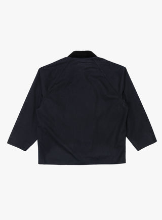 3-Layer Field Jacket Black Navy by Still By Hand at Couverture and The Garbstore rear shot