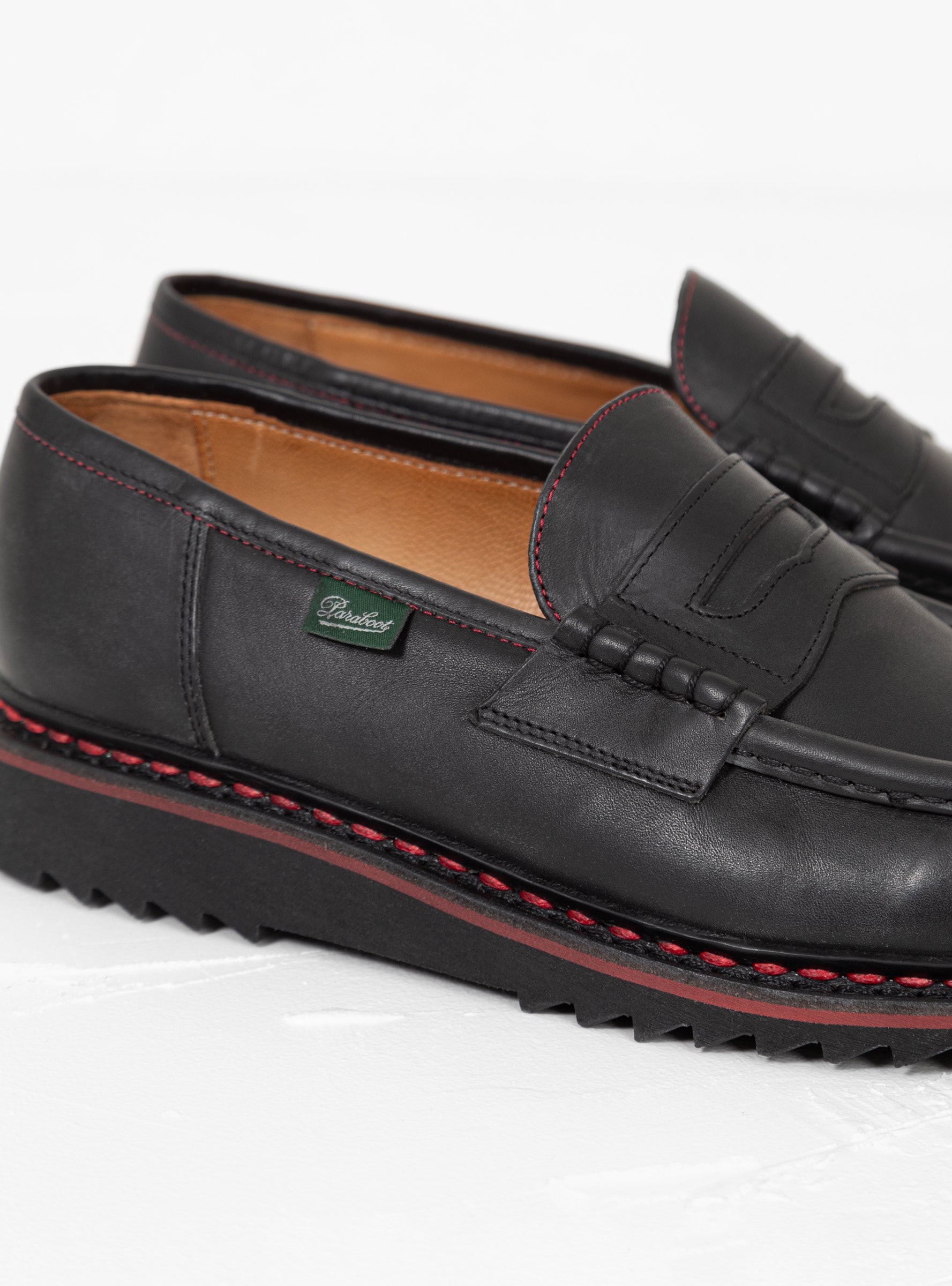 Reims Shoe Black & Red by Paraboot | Couverture & The Garbstore