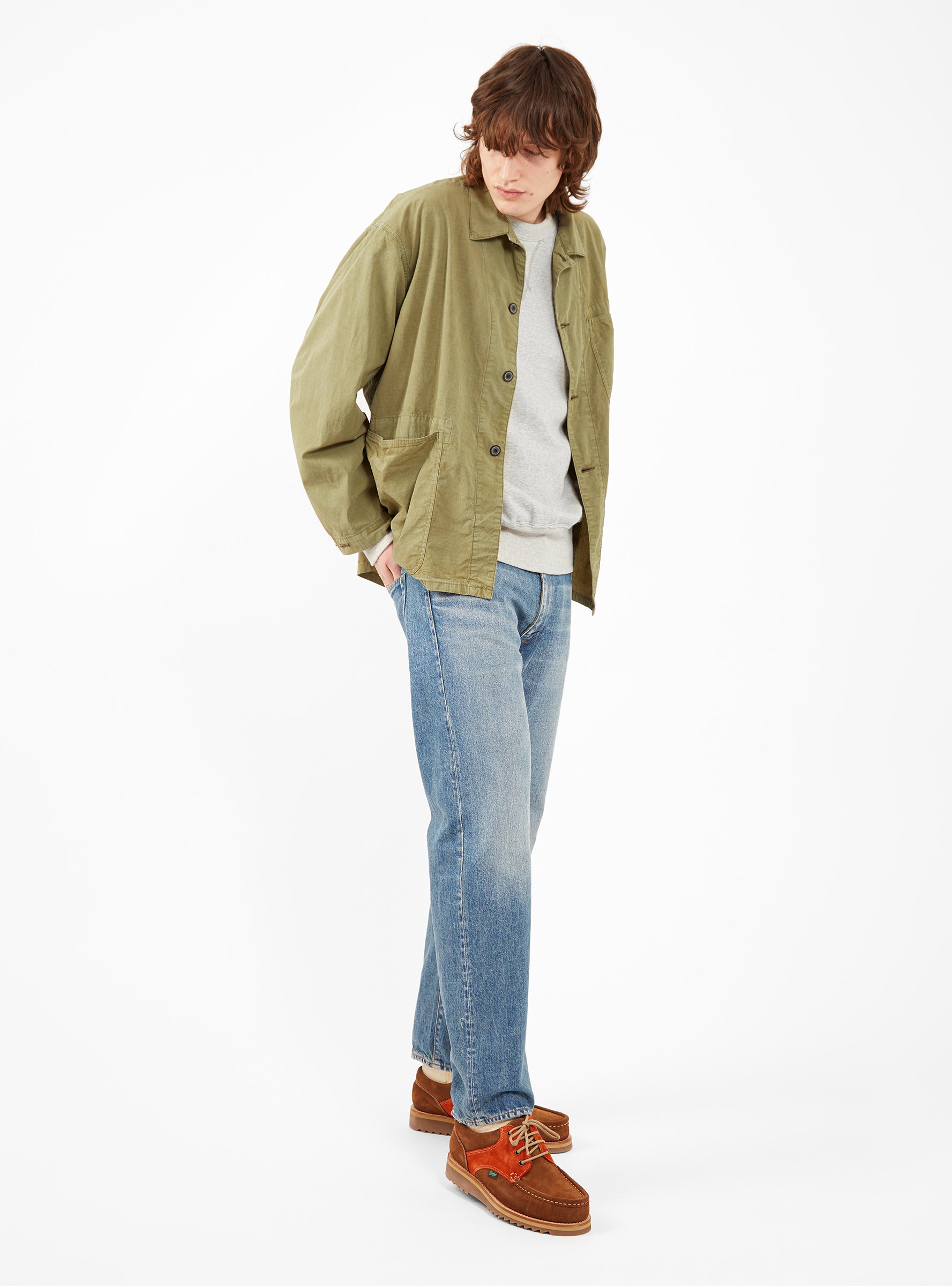 P41 Ripstop Coverall Jacket Olive Drab by HERILL | Couverture