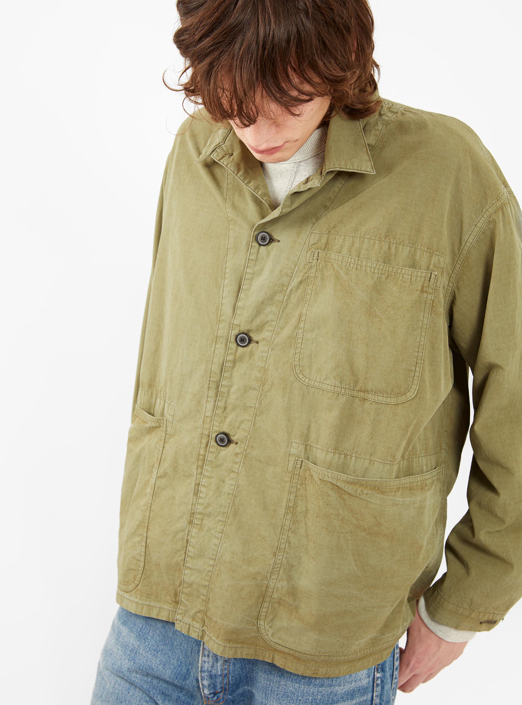 P41 Ripstop Coverall Jacket Olive Drab