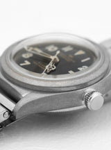 Vabble Steel 32 Watch Black & Silver by Vague Watch Co. Men's | Couverture & The Garbstore