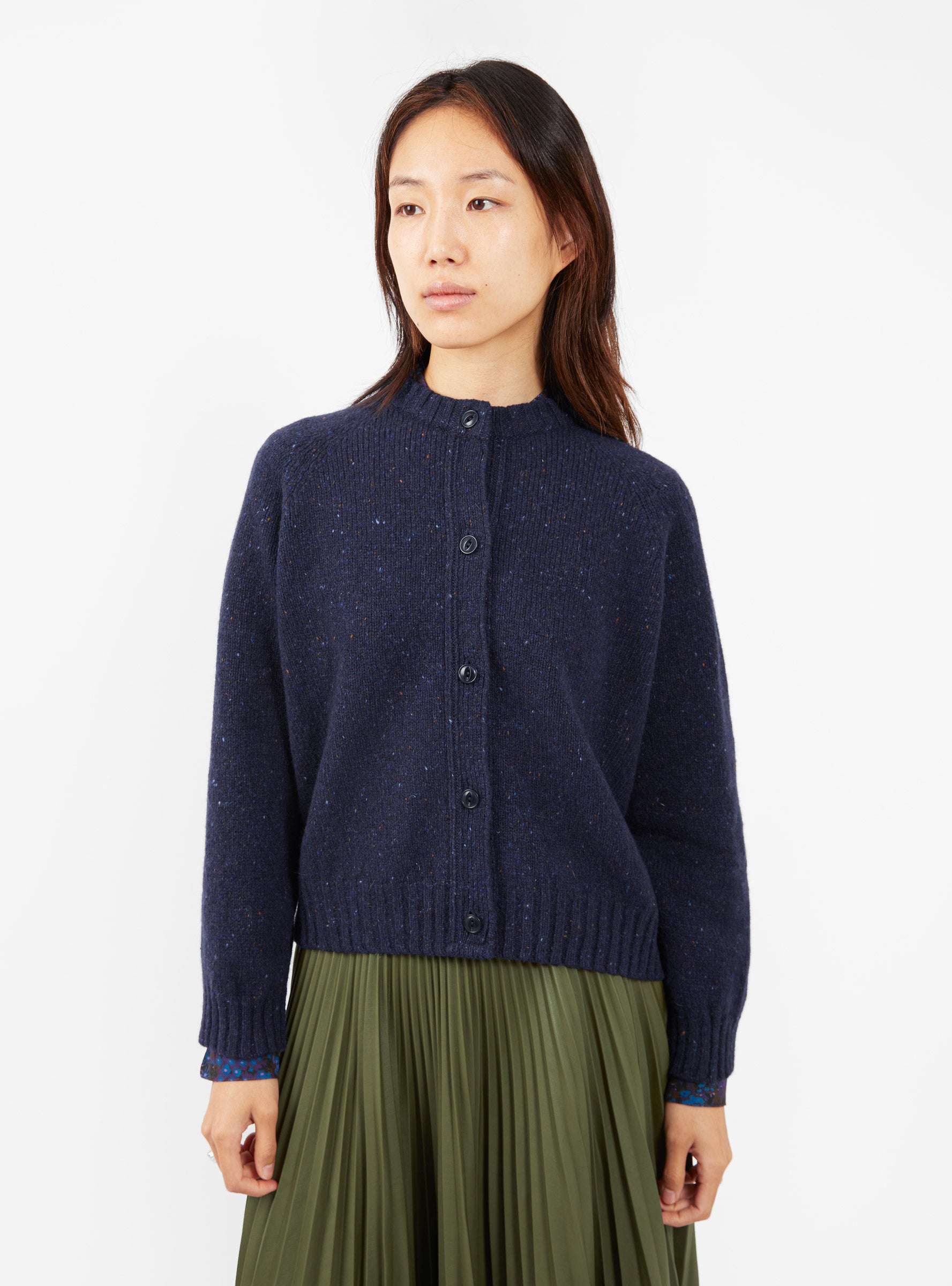 Atomic Cardigan Navy by YMC | Couverture & The Garbstore