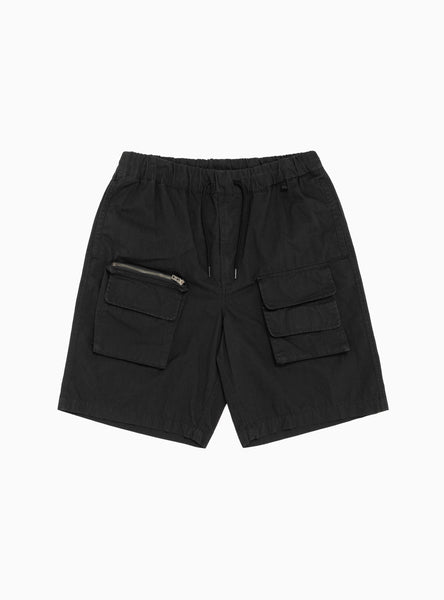 L-Logo Flight Shorts Black