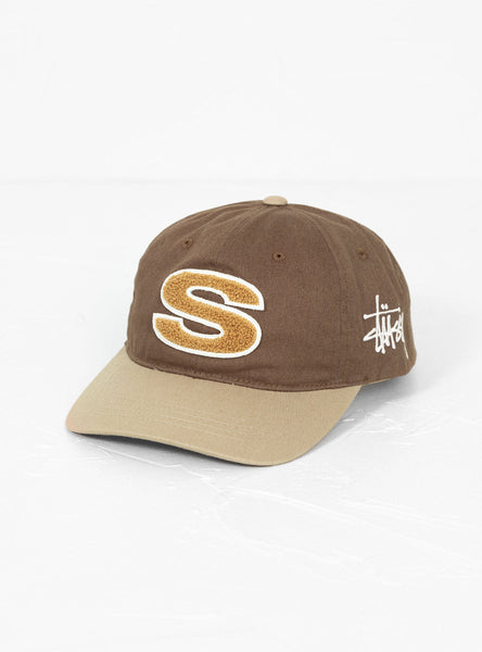 Chenille Low Pro Cap Brown by Stüssy | Couverture & The Garbstore