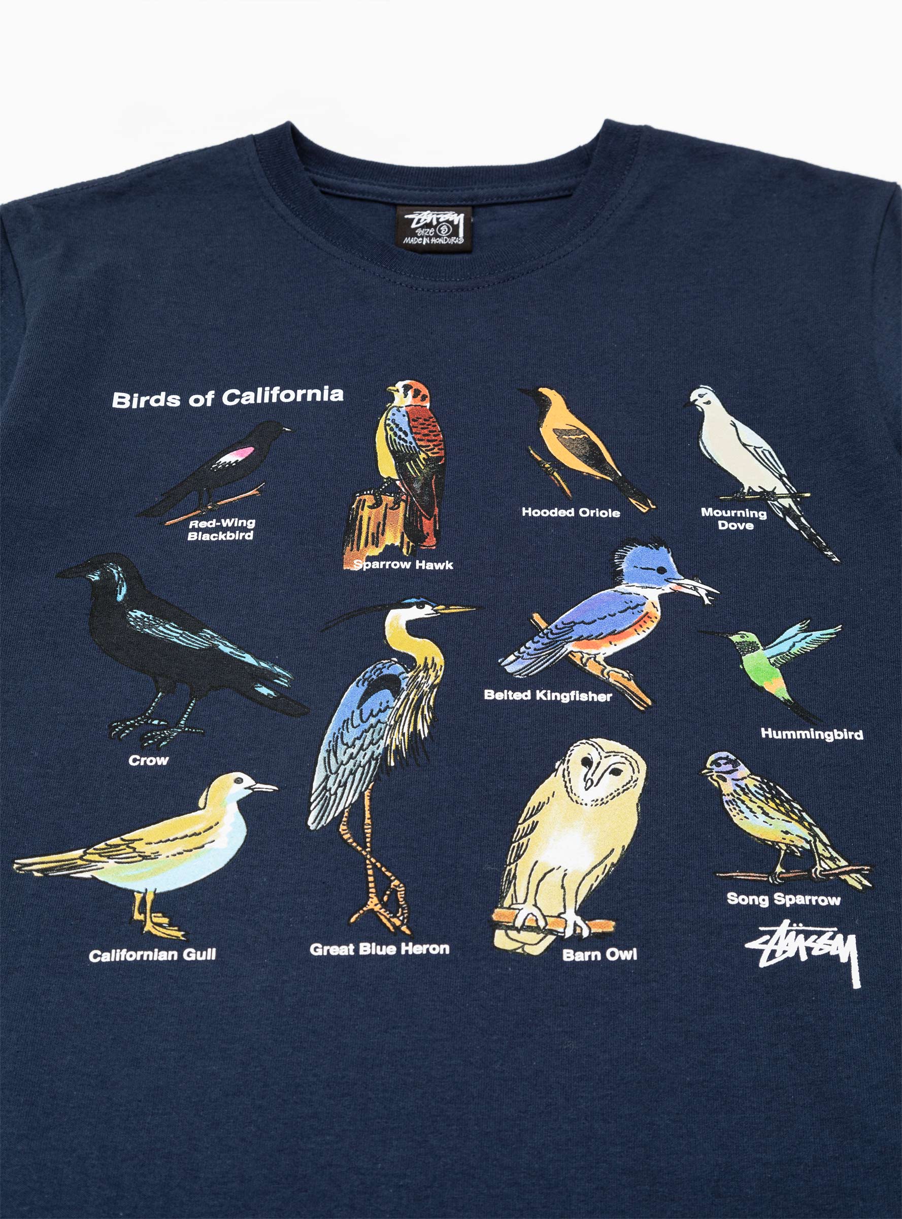 California Birds T-shirt Navy