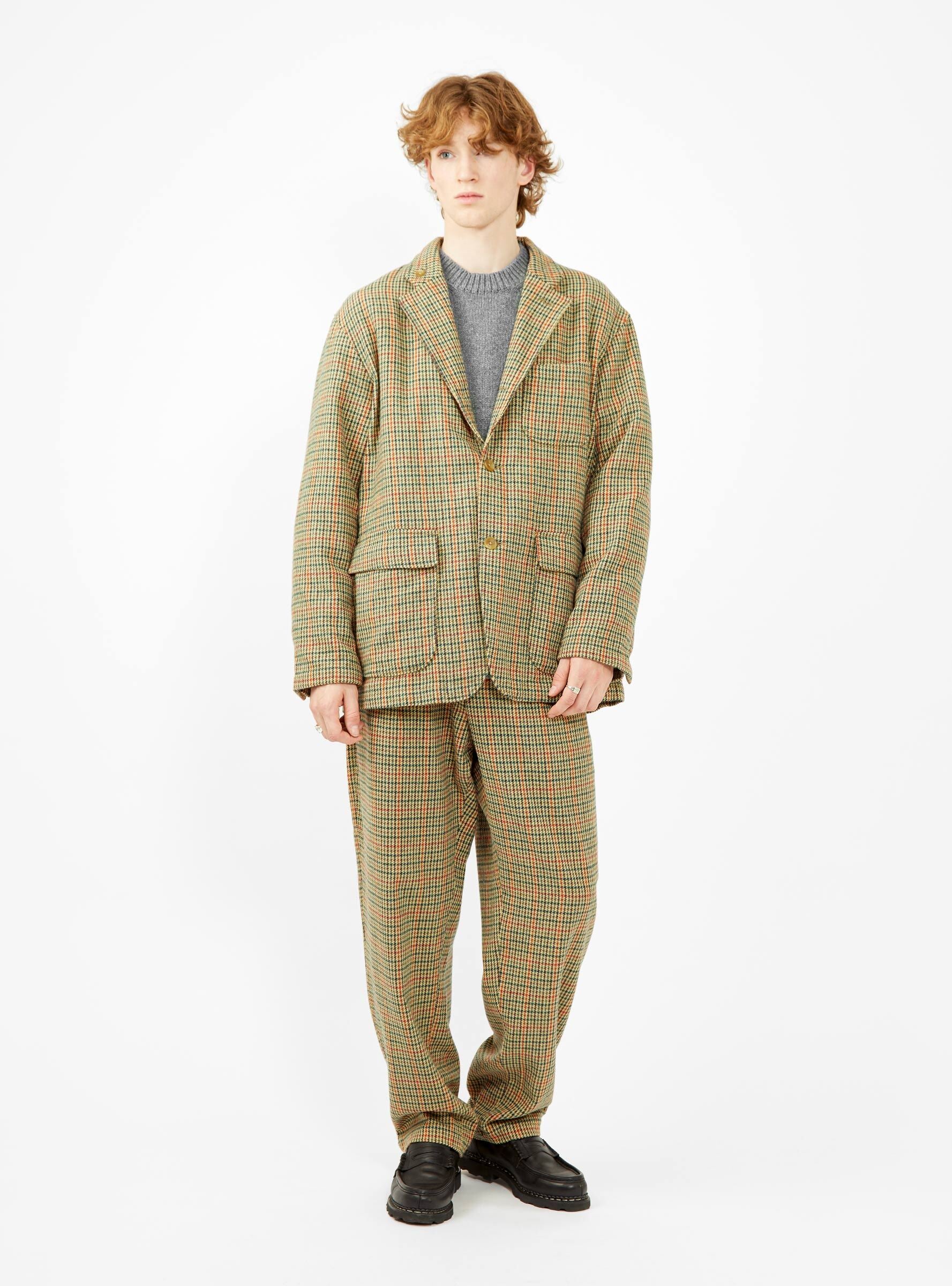 Carlyle Trousers Khaki Gunclub Check