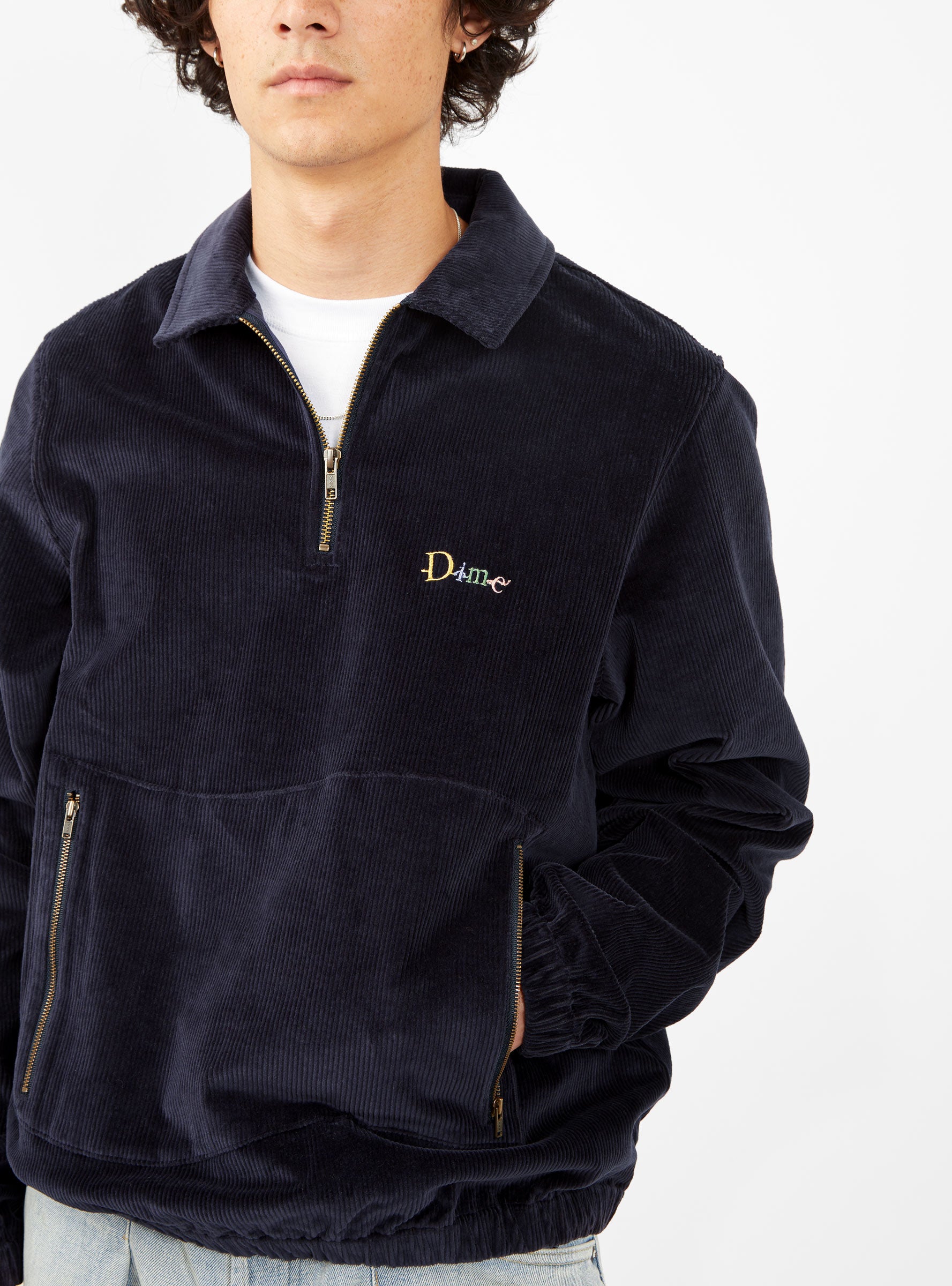 Friends Corduroy Pullover Dark Navy