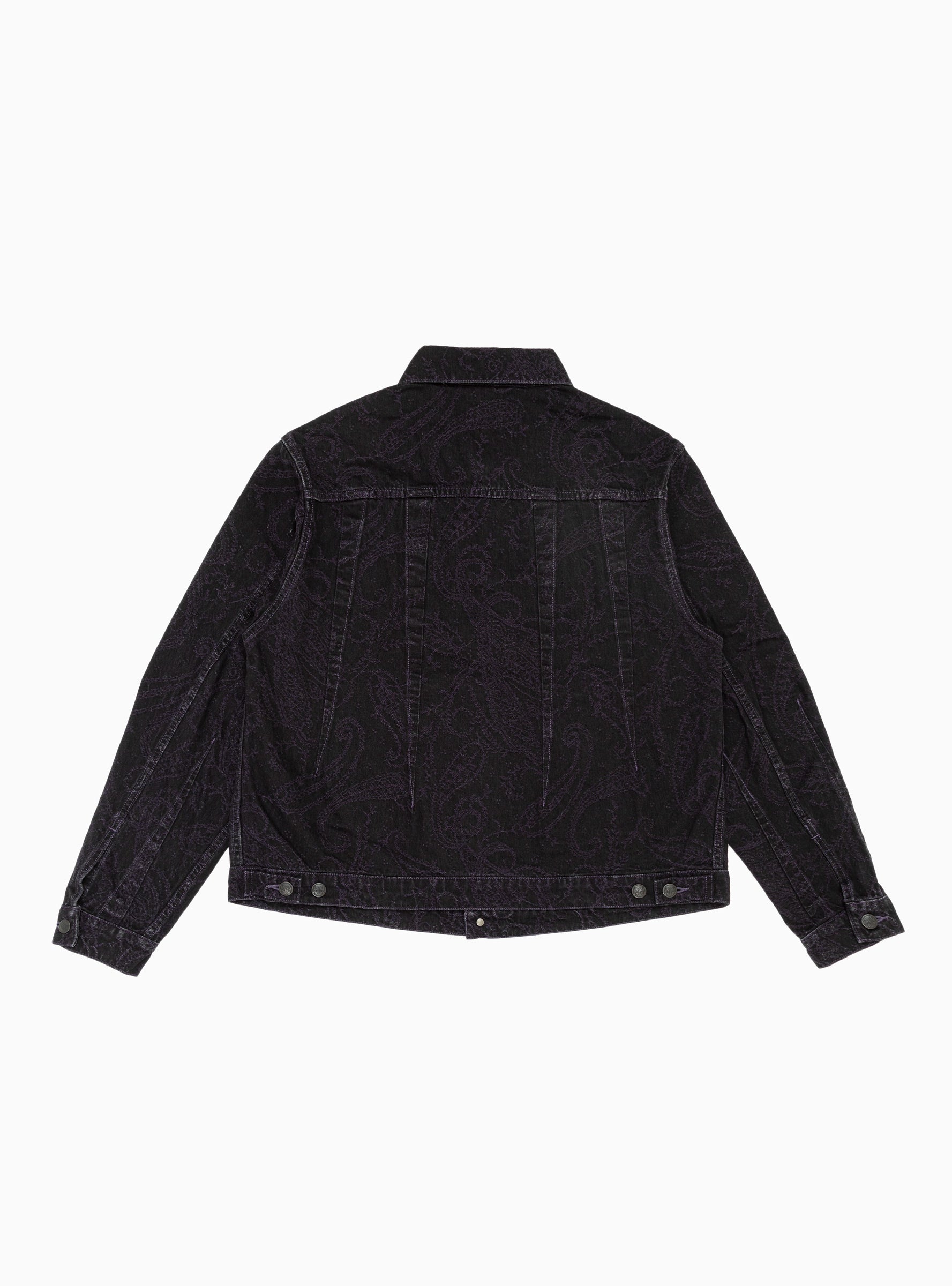 Darts 10oz Paisley Denim Jacket Black by Needles | Couverture