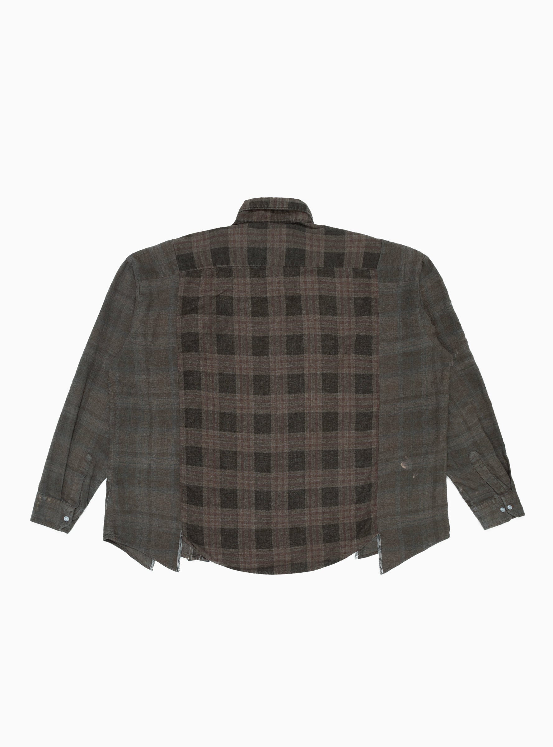 Rebuild Ribbon Wide Shirt Brown