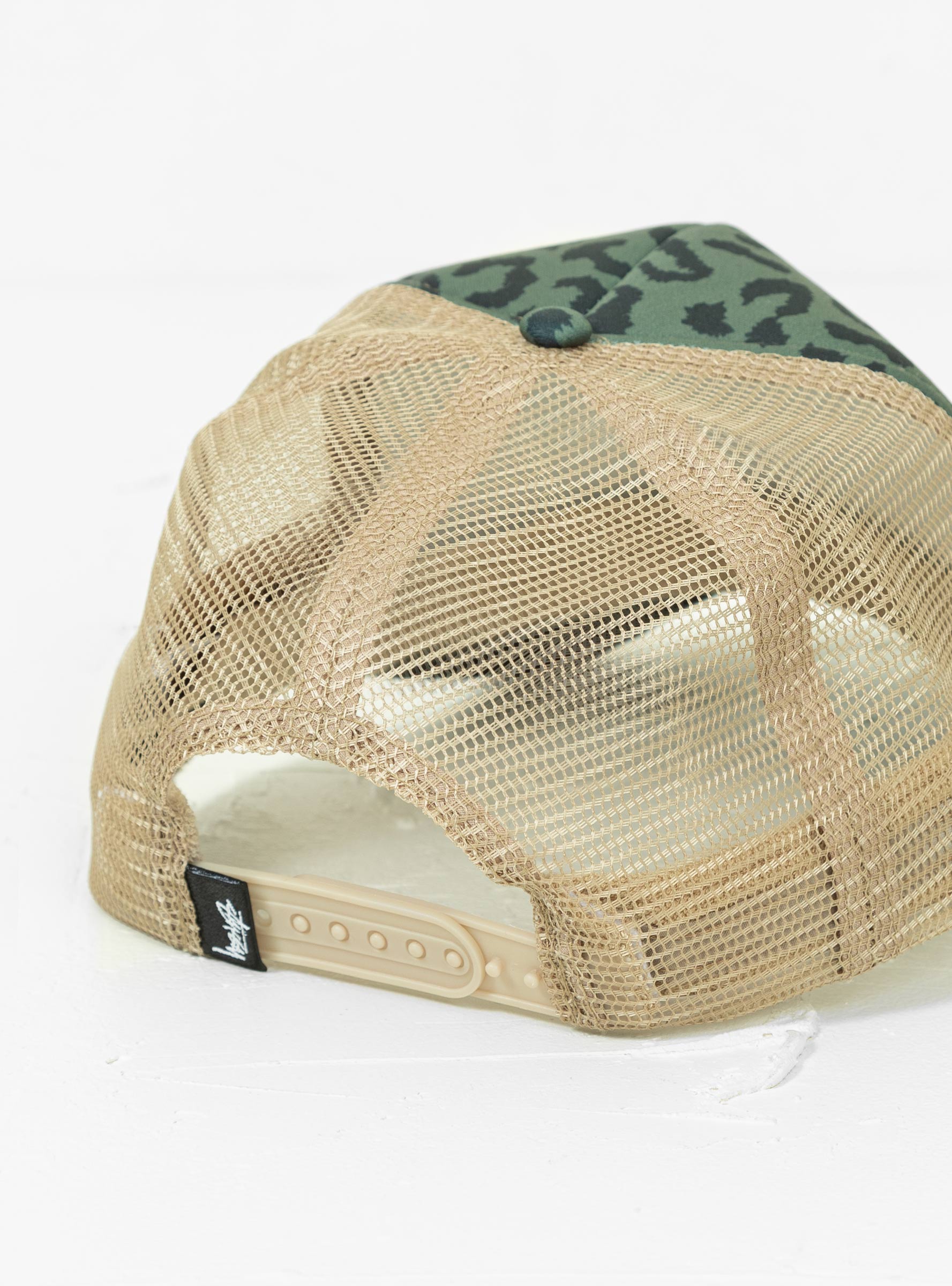 SS Link Trucker Cap Green Leopard