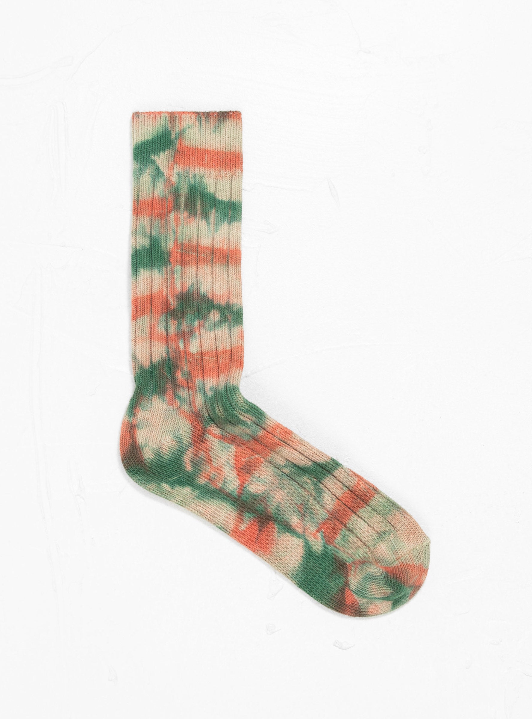 Multi Dyed Ribbed Socks Clay by Stüssy | Couverture & The Garbstore