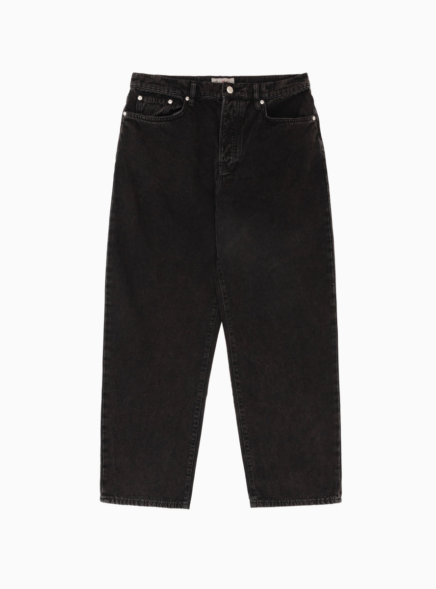 Washed Canvas Big Ol' Jeans Black by Stüssy | Couverture & The