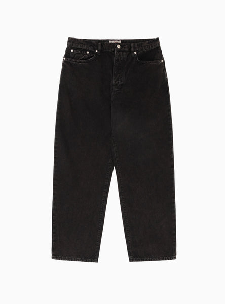 Washed Canvas Big Ol' Jeans Black by Stüssy | Couverture & The