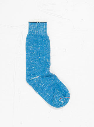 Double Face Merino Wool Crew Socks Blue by ROTOTO | Couverture & The Garbstore