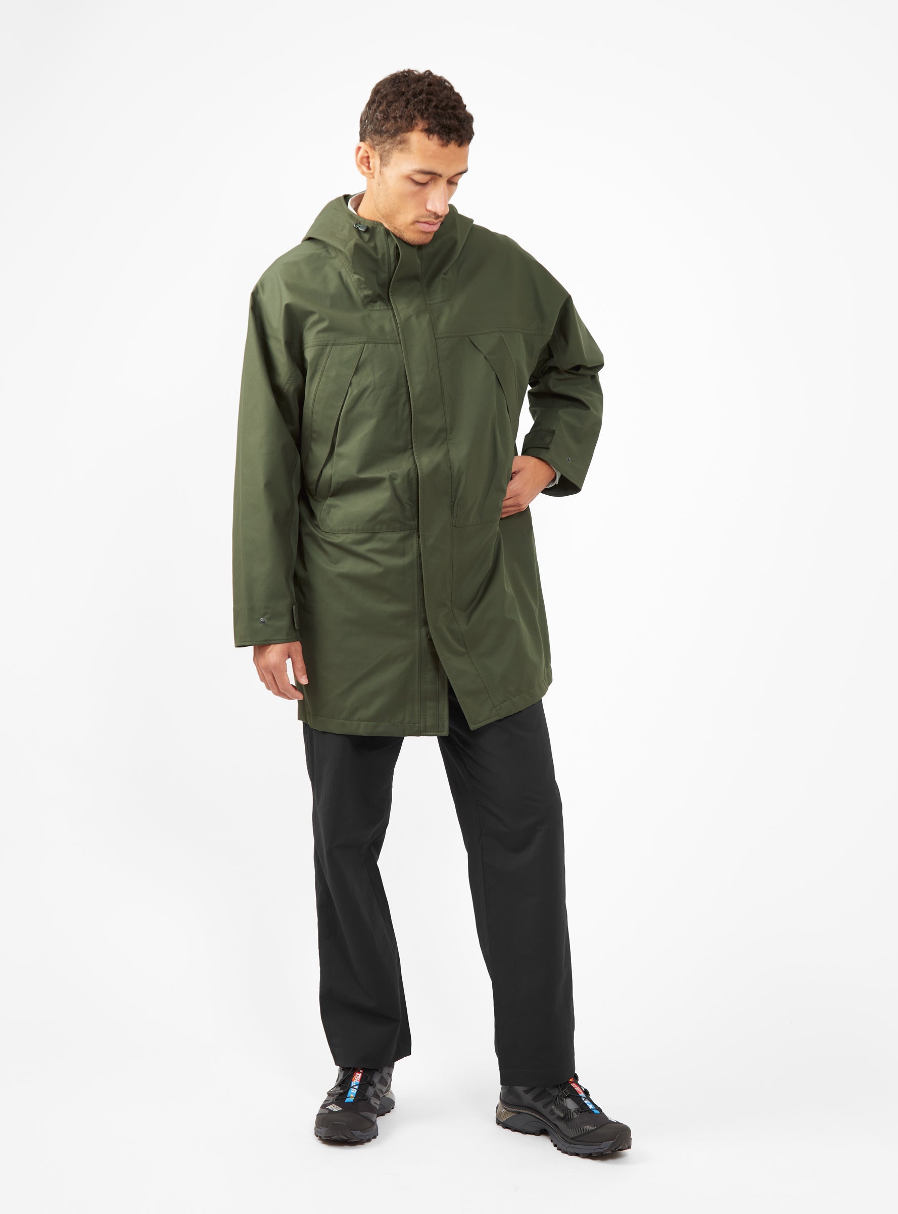 2L GORE-TEX Hooded Coat Khaki by nanamica | Couverture & The Garbstore