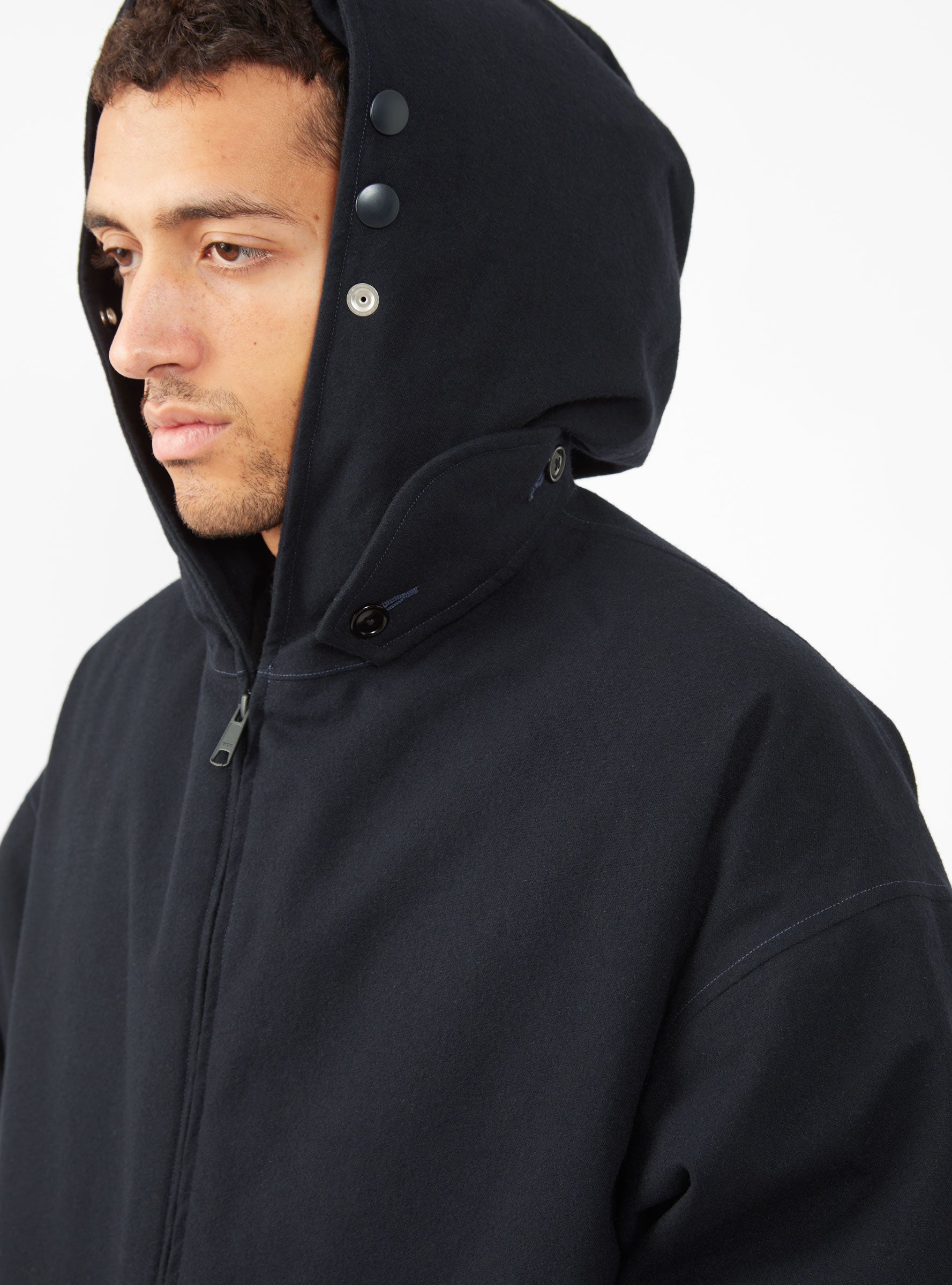 Wool GORE-TEX Cadet Coat Navy by nanamica | Couverture & The Garbstore