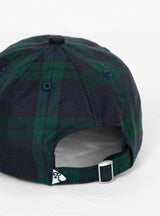 6 Panel Cap Green & Navy Tartan by Reception | Couverture & The Garbstore