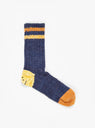 60 Yarns Grandrelle Ivy Happy Socks Navy by Kapital | Couverture & The Garbstore