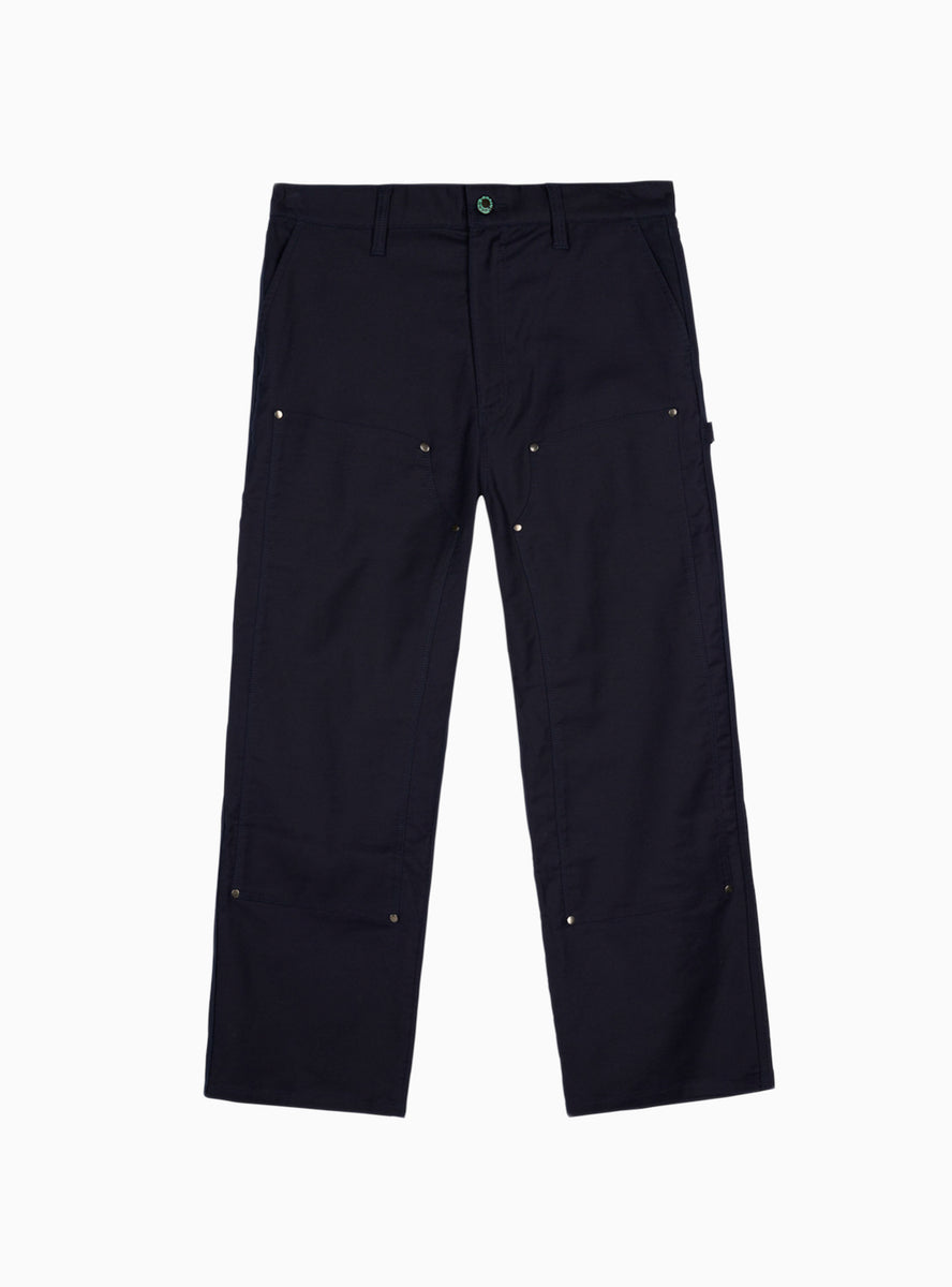 Men's Navy Moleskin 100% Cotton Comfort Trousers - 40 Colori