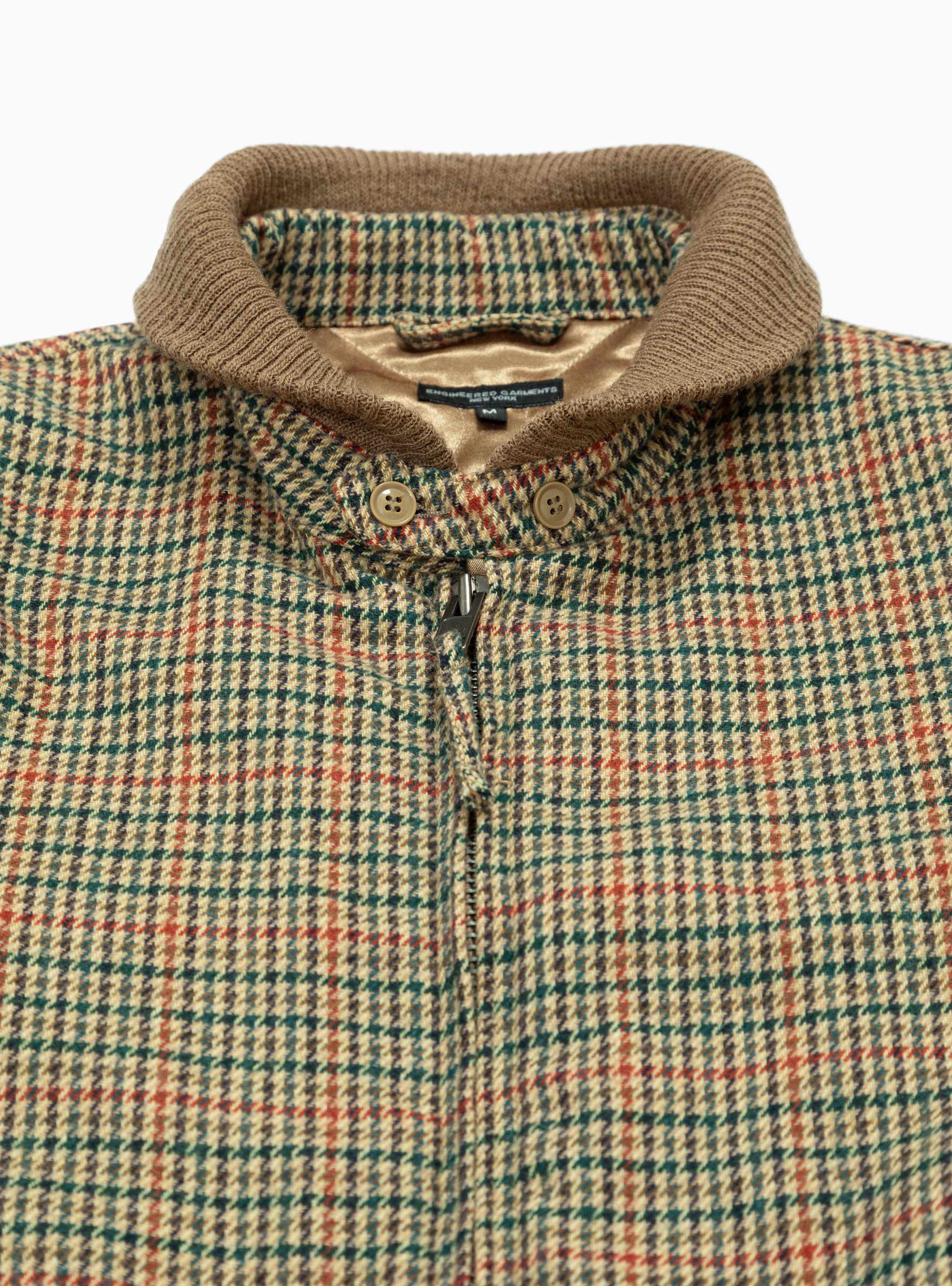 LL Jacket Khaki Gunclub Check by Engineered Garments | Couverture