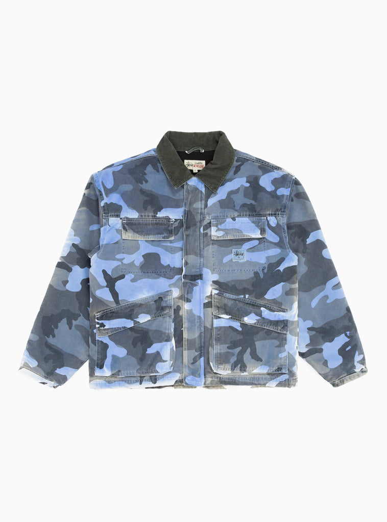 Supreme x Louis Vuitton Jacquard Denim Trucker Jacket Blue