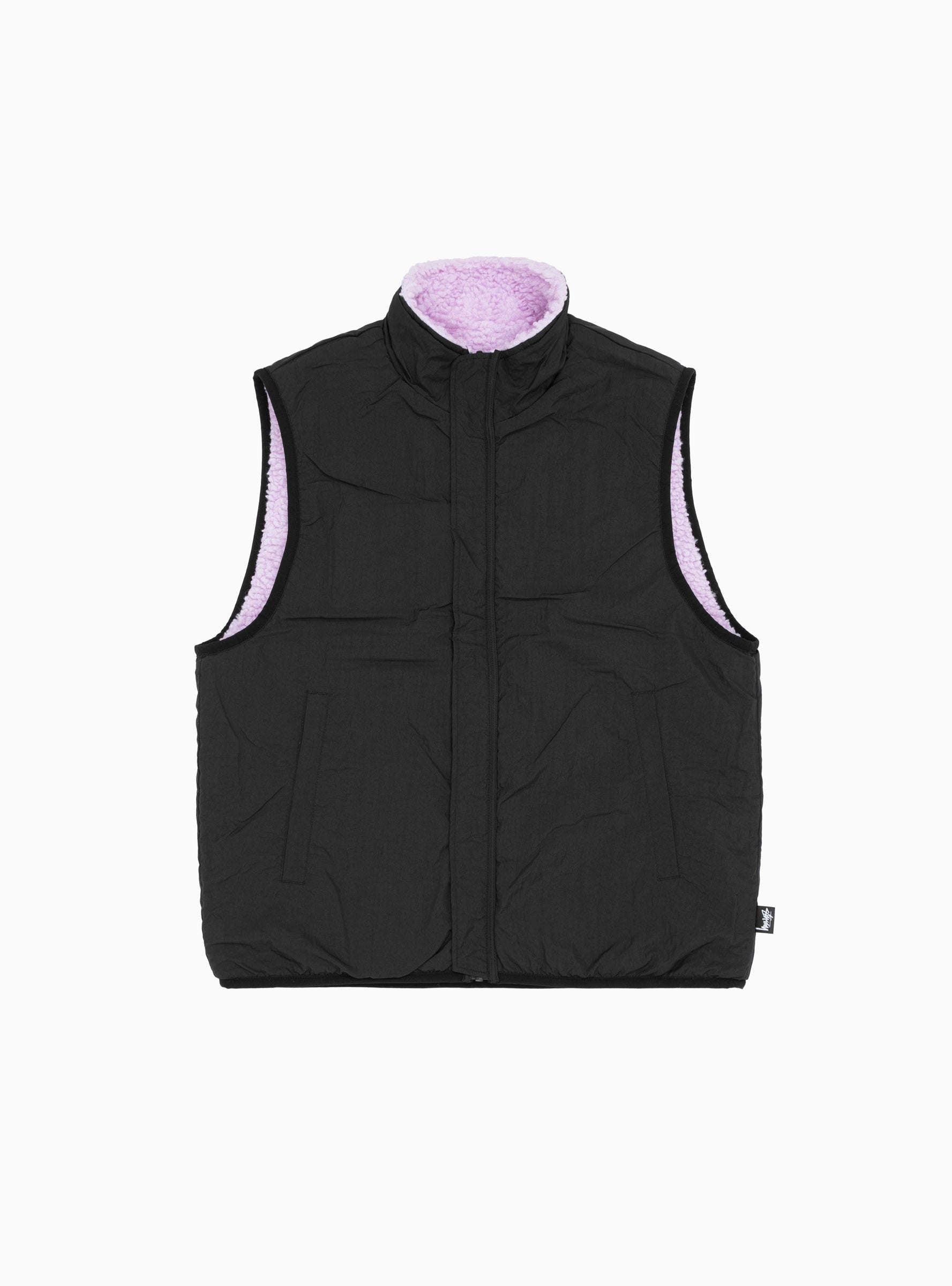 Sherpa Reversible Vest Lavender