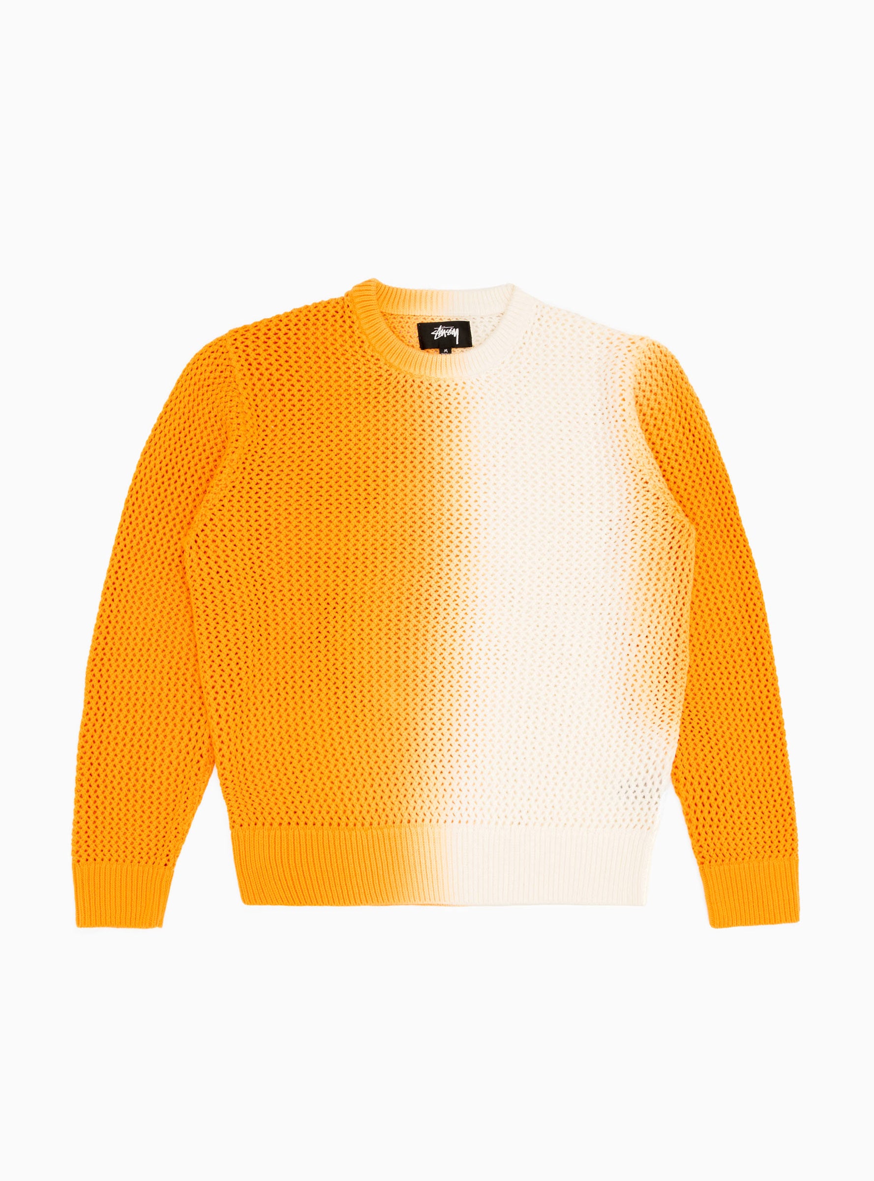 Dyed Loose Guage Sweater Orange by Stüssy | Couverture & The Garbstore