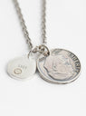 10 Cent Brace Point Smilie Pendant Necklace Silver North Works at Couverture and The Garbstore pendant