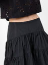 Swift Skirt Black by Rachel Comey at Couverture and The Garbstore close up 