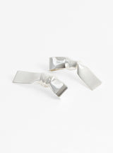 Large Cravat Silver Earrings Annika Inez