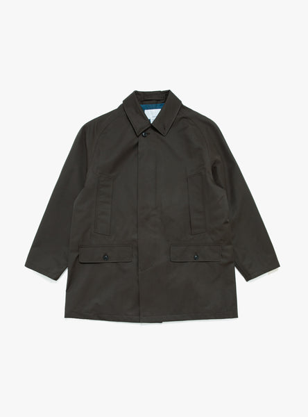 GORE-TEX Short Soutien Collar Coat Charcoal by nanamica 