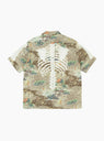 Rayon KAMEKAMEHA BONE Aloha Shirt Brown Kapital 