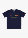 Garbstore & Honda DAX motorbike clothing T-shirt Navy