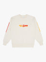 Garbstore & Honda DAX motorbike clothing sweatshirt ecru