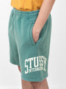 Stussy Stussy Intl Short Teal At Couverture & The Garbstore Model Shot 3