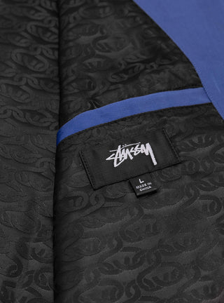 Club Jacket SS Link Royal by Stussy at Couverture and The Garbstore lining