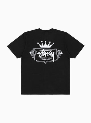 Built To Last Pigment Dyed Tee Black by Stüssy | Couverture & The Garbstore