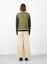 Hess Gilet Green by Bellerose at Couverture and The Garbstore inner 